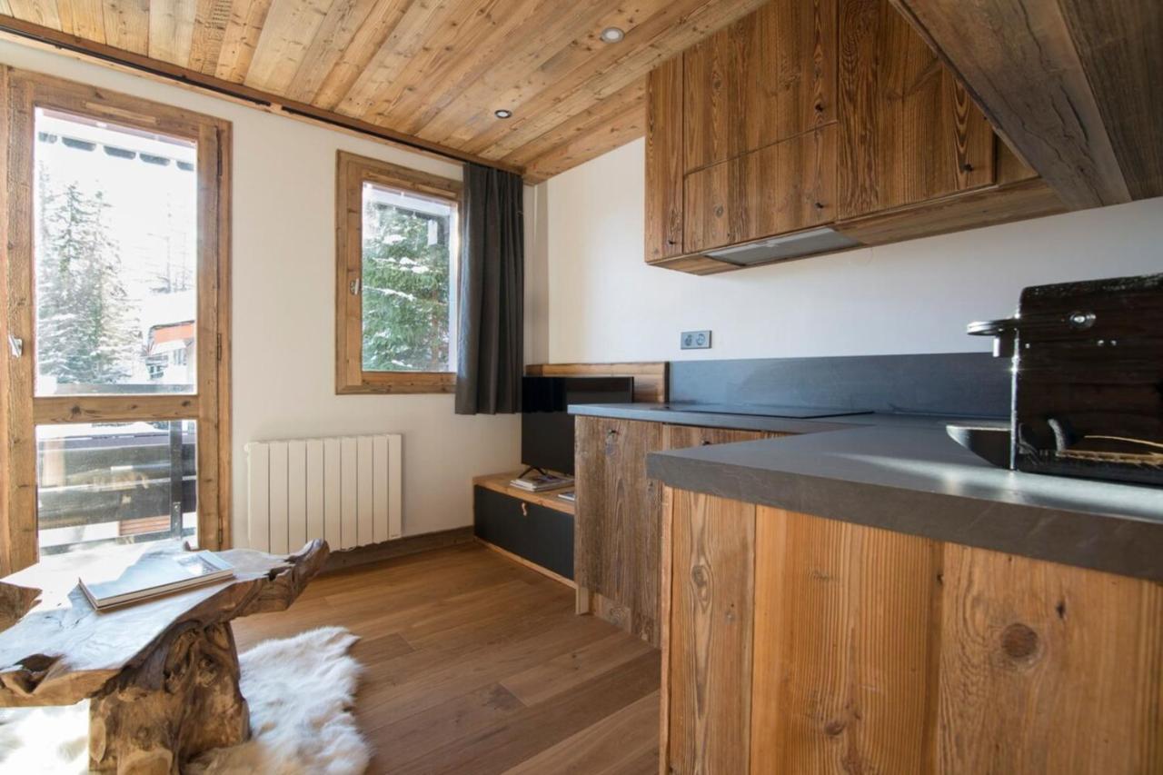 Les Brigues - Appartement Avec Vue Sur La Montagne Et Acces Aux Pistes Courchevel Exteriör bild